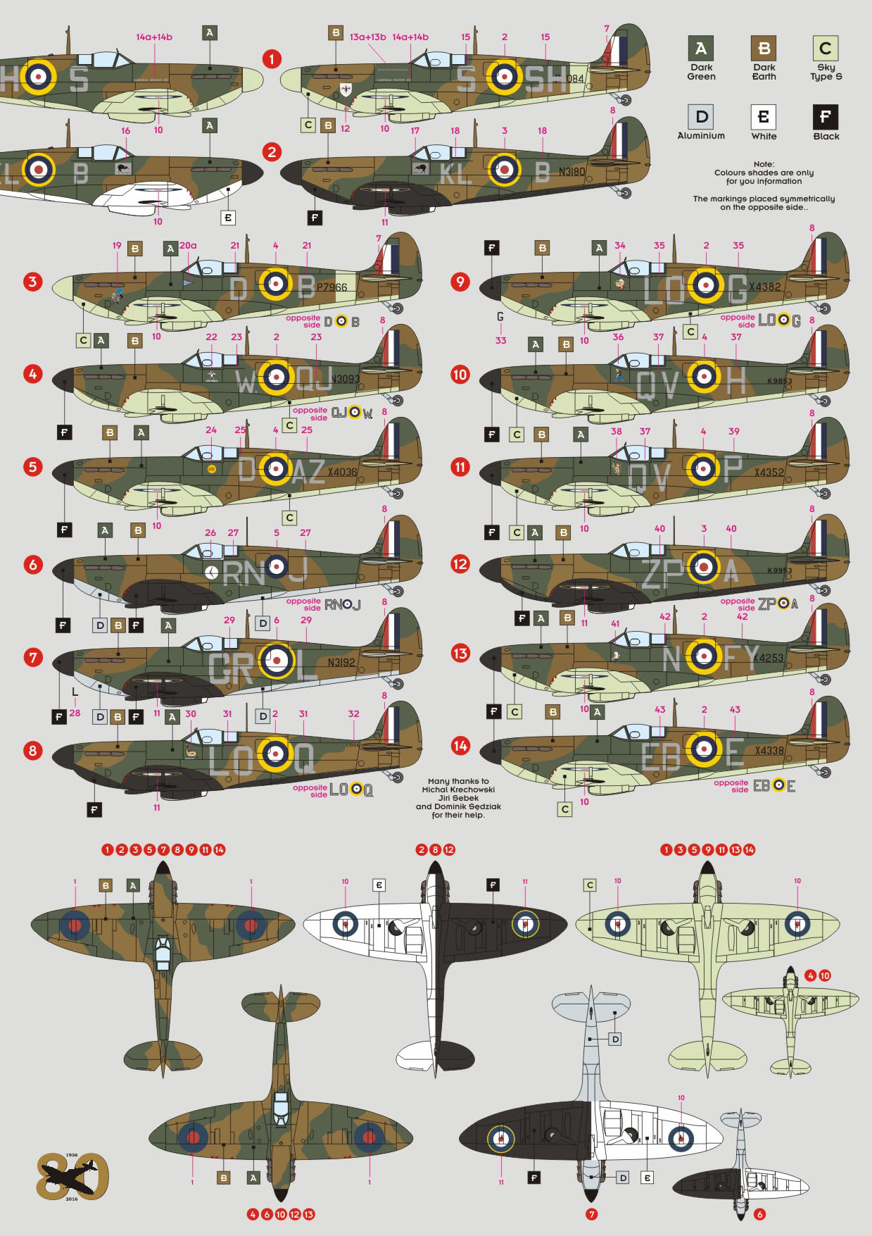 Spitfire N3192 GR*L Colour Scheme? - Aircraft WWII - Britmodeller.com